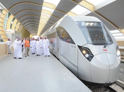 CAF train for Saudi Railway Co.