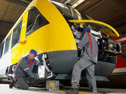 Coradia Lint at Alstom's Salzgitter plant.