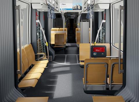 at Wiener Lokalbahnen Bombardier LRV interior impression (2)