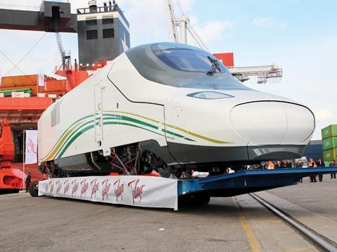 The diesel trainsets for the Riyadh - Dammam line will be similar to the electric Talgo 350 sets being supplied for the Haramain High Speed Rail project.