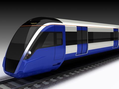 Crossrail image of a 'generic' train concept.