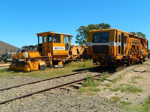 Track renewal works on the Tres Arboles – Salto Grande line have reached Paysandú (Photo: Marcelo Benoit).