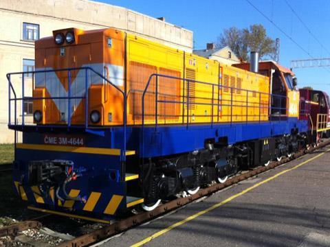 LDZ CME3-M shunting locomotive.