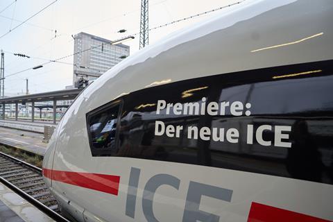 The first of 73 ICE3neo high speed trainsets that Siemens Mobility is supplying to Deutsche Bahn entered service on the Frankfurt – Köln line on December 5.