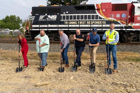 A groundbreaking ceremony on September 21 marked the start of construction of Norfolk Southern’s First Responder Training Center in East Palestine, Ohio.