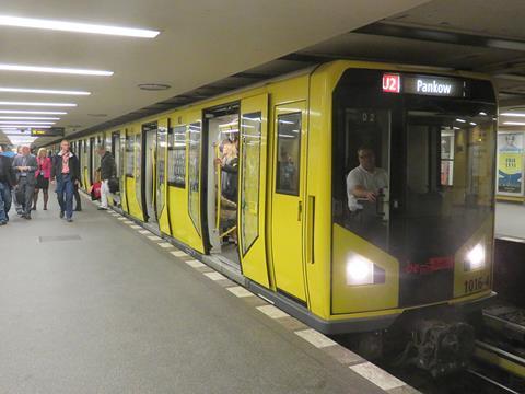 Berlin city transport operator BVG has approved a €3·1bn metro and tram procurement programme.