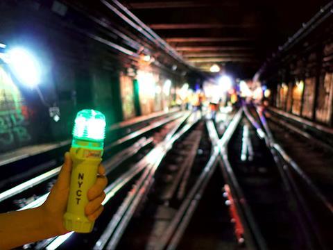 Eflare Corp is supplying the New York subway with 22 000 compact handheld LED hazard warning beacons for use by track workers.