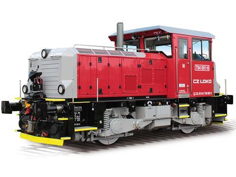CZ Loko EffiShunter 300 two-axle diesel-electric shunting locomotive.