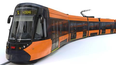 New Taipei City CAF tram impression (Image CAF) (1)