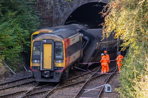 Salisbury Fisherton Tunnel collision