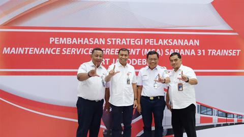 PT KAI PT Inka contract for Jabodebek LRT maintenance