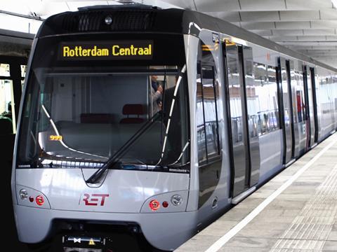 Bombardier Transportation Flexity Swift light rail vehicle.