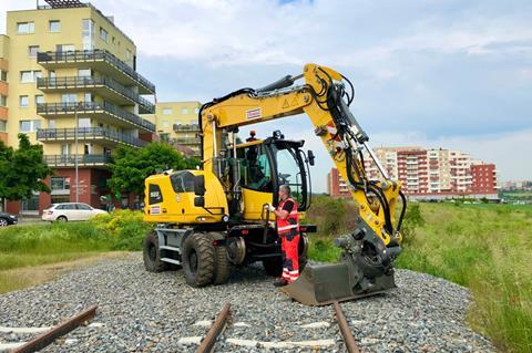 cz Praha tram construction works