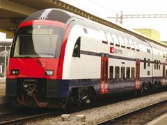 SBB double-deck train.