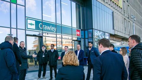 Crawley station open event