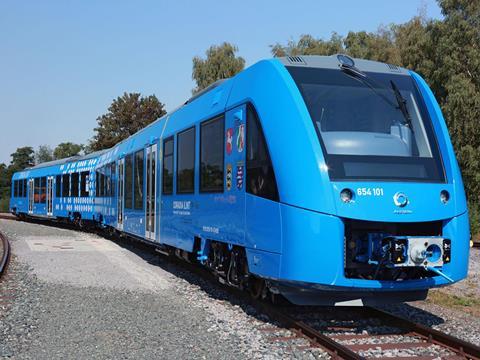 Alstom says that a variant of the Coradia iLint for the UK market could be offered from 2021.