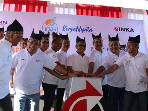 PT Inka held a groundbreaking ceremony for a new factory at Banyuwangi in East Java on March 31.