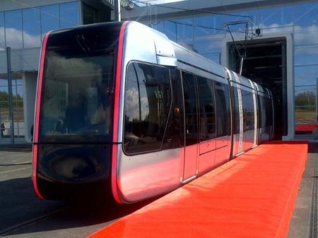 Alstom Citadis tram for Tours, France.