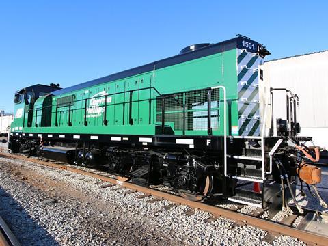 Knoxville Locomotive Works has begun delivering its largest order for low-emissions diesel locomotives.