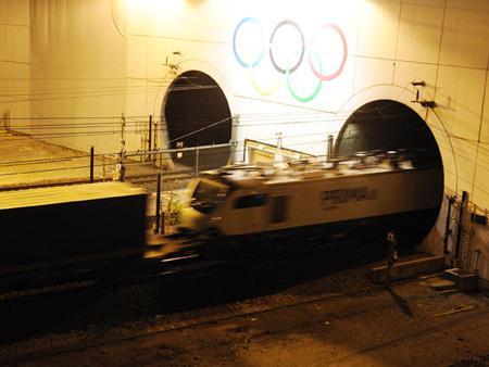 Alstom Prima II locomotive on test in the Channel Tunnel (Photo: Alstom)