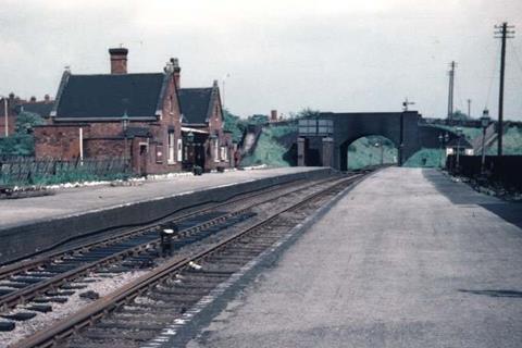 Aldridge station in 1955 (Photo: DJ Norton)