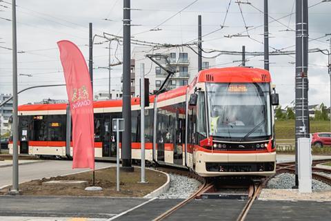 pl Gdansk tram extension 1