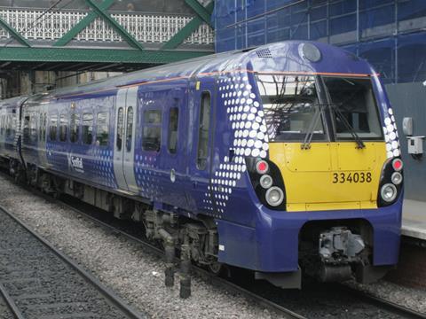 ScotRail Class 334 electric multiple-unit.