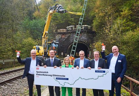 Eifelstrecke electrification begins