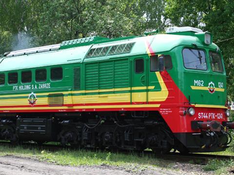 PTK Holding M62 locomotive modernised by PESA.