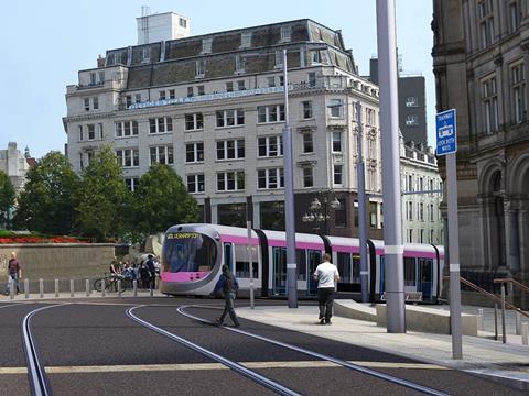 Midland Metro's CAF Urbos 3 trams are to be retrofitted with batteries to enable catenary-free operation.