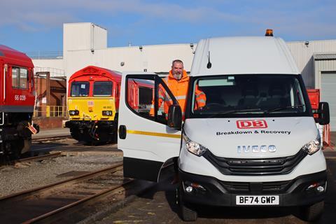 DB Cargo UK breakdown and recovery van