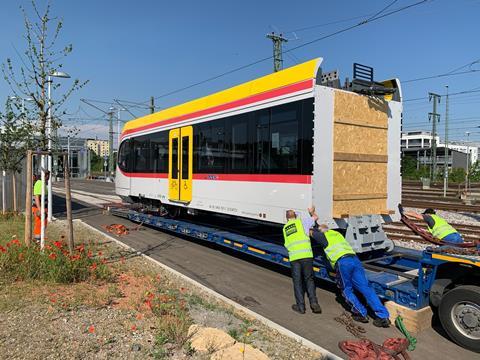 de Schönbuchbahn  CAF EMU delivered1