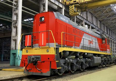 TEM18DM shunting locomotive