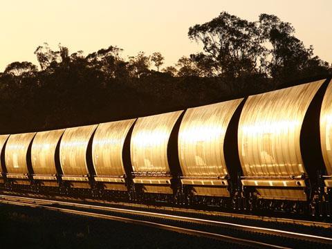 Australian coal train.