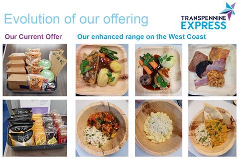 TransPennine Express West Coast catering