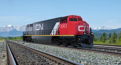 CN Wabtec FLXdrive loco impression