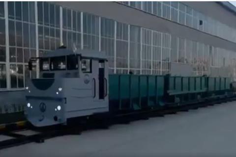 Afghanistan train (Screenshot National Development Corp)