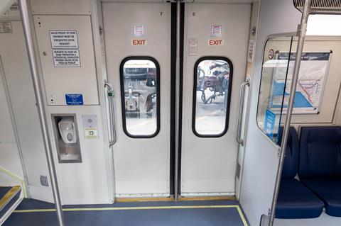 Los Angeles Metrolink refurbished coach (4)