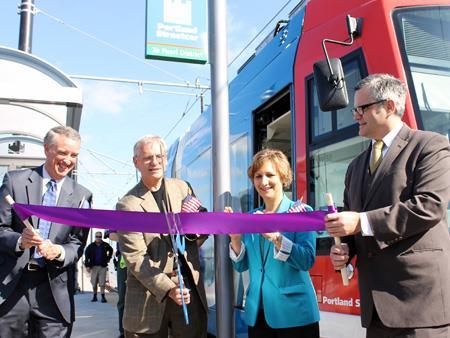 The Portland Streetcar Central Loop opened on September 22 2012.