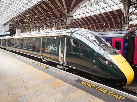 Hitachi trainset for Great Western Railway.