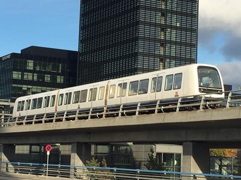 København metro train