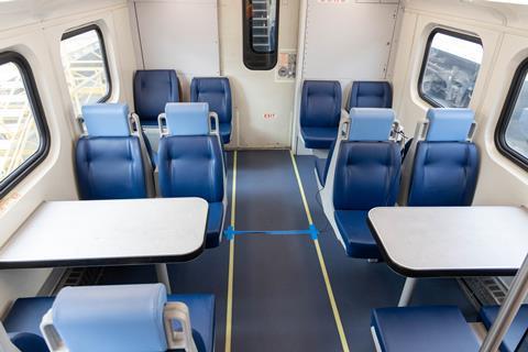 Los Angeles Metrolink refurbished coach (6)