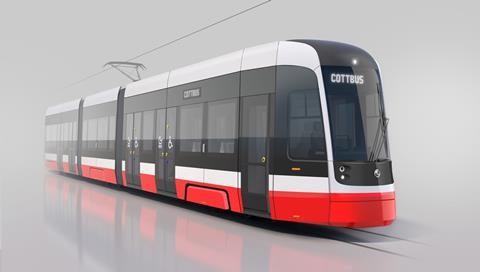 Škoda tram for Cottbus