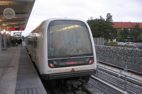 København metro train