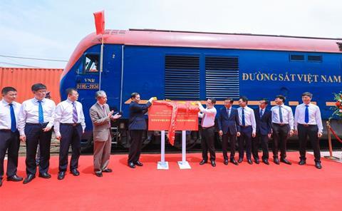 China - Vietnam freight train