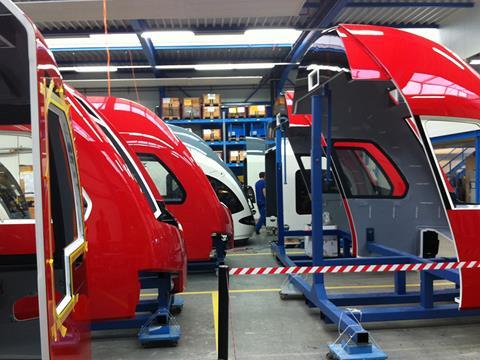 Stadler Rail's Bussnang factory.