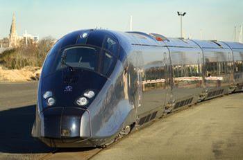 Alstom AGV demonstrator train.