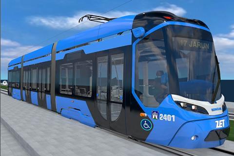 Končar KEV is to supply 20 trams to Zagreb city transport operator ZET.