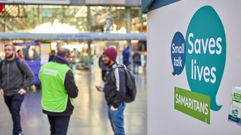 Samaritans and Network Rail - Small Talk Saves Lives campaign photo