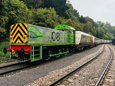 Locomotive 08308 on test (Photo Positive Traction)